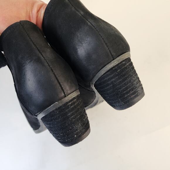 Blondo Victoria Waterproof Nubuck Ankle Boots Black 9M - Picture 7 of 8